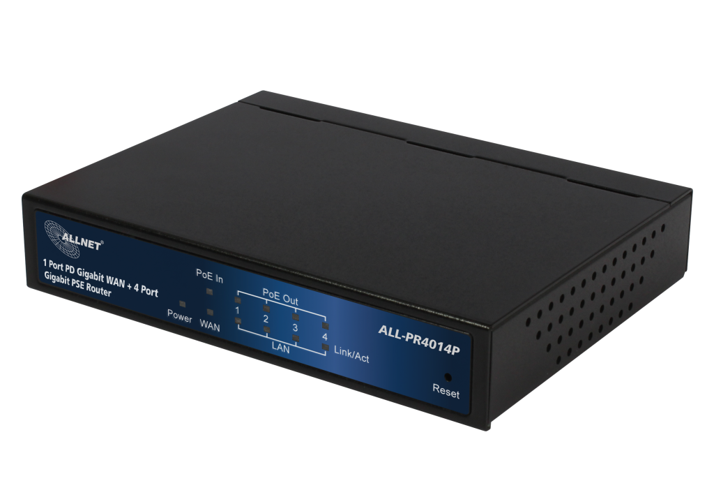 ALLNET ALL-PR4014  / PoE PD Routeur, 1Giga-WAN/4-Giga-LAN