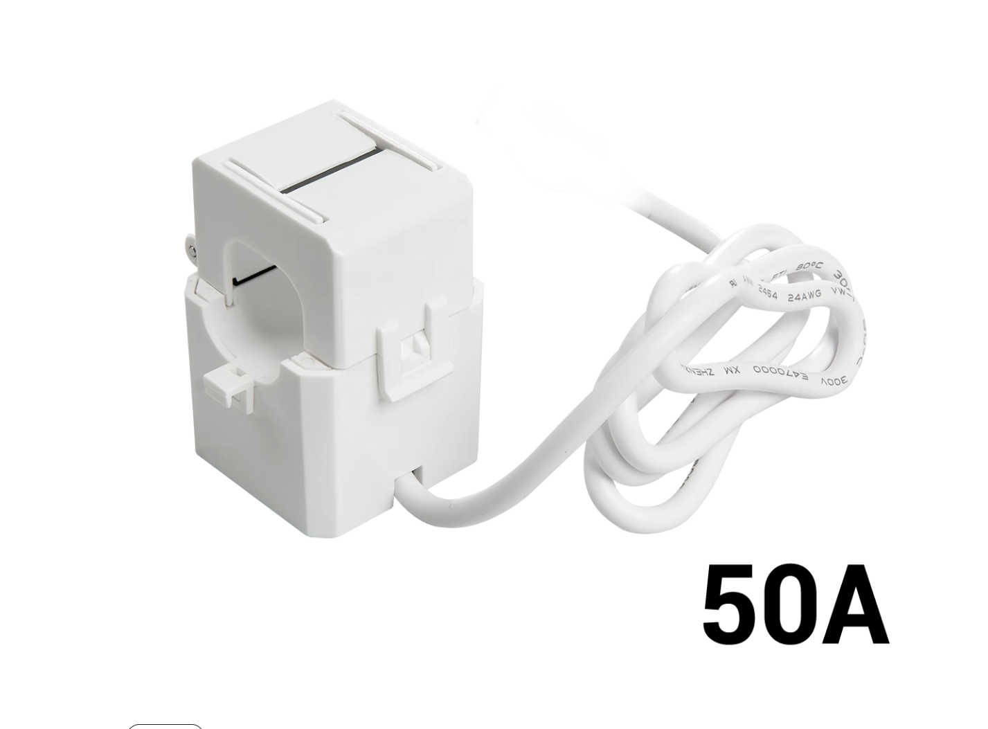 Shelly · Accessoires pour montage encastré et sur rail · \"Current Transformer 50A\" · Borne à induction pour EM & 3EM