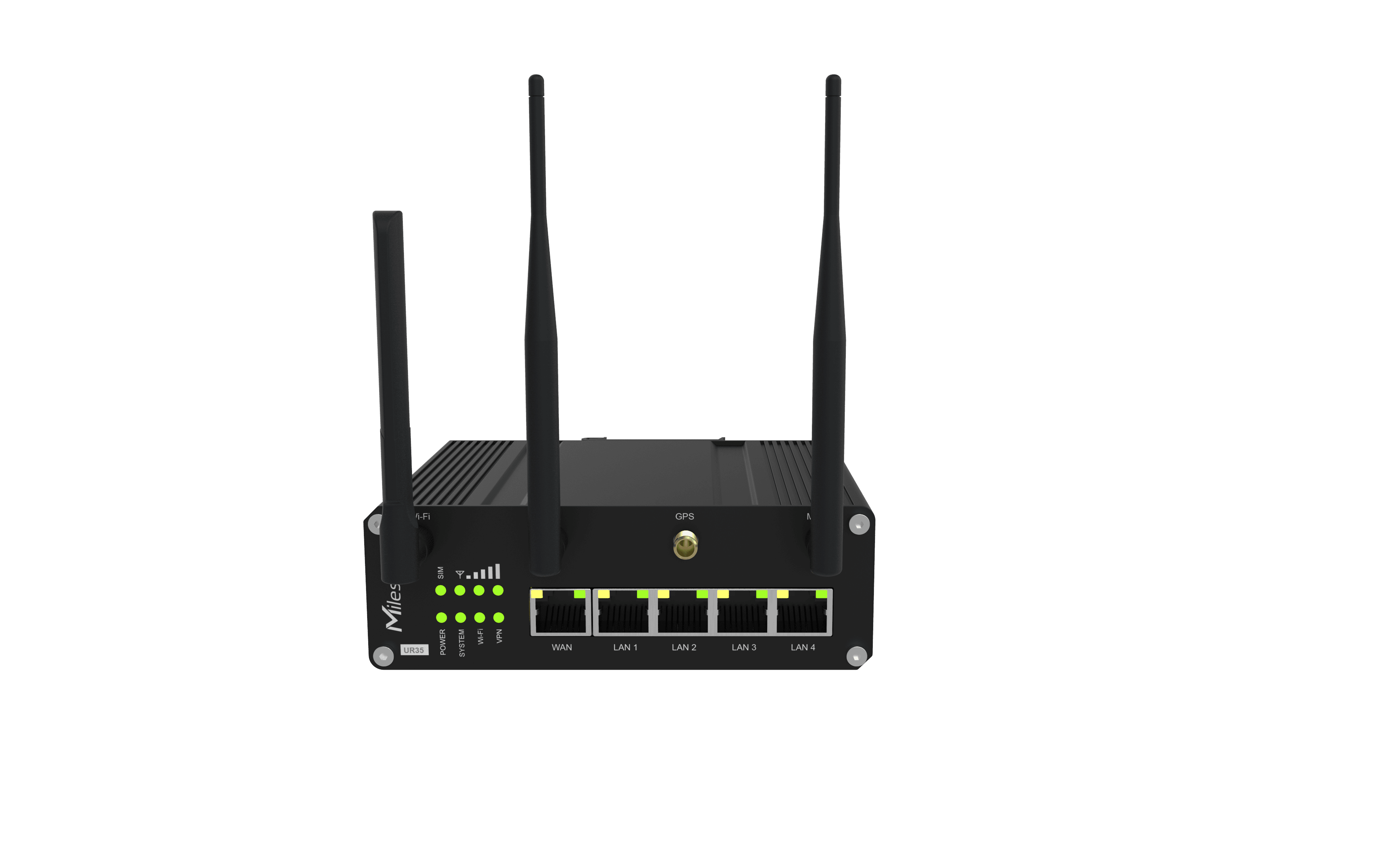 Milesight IoT Industrial Cellular Router, UR35-L04EU-W 3G / 4G / Wi-Fi