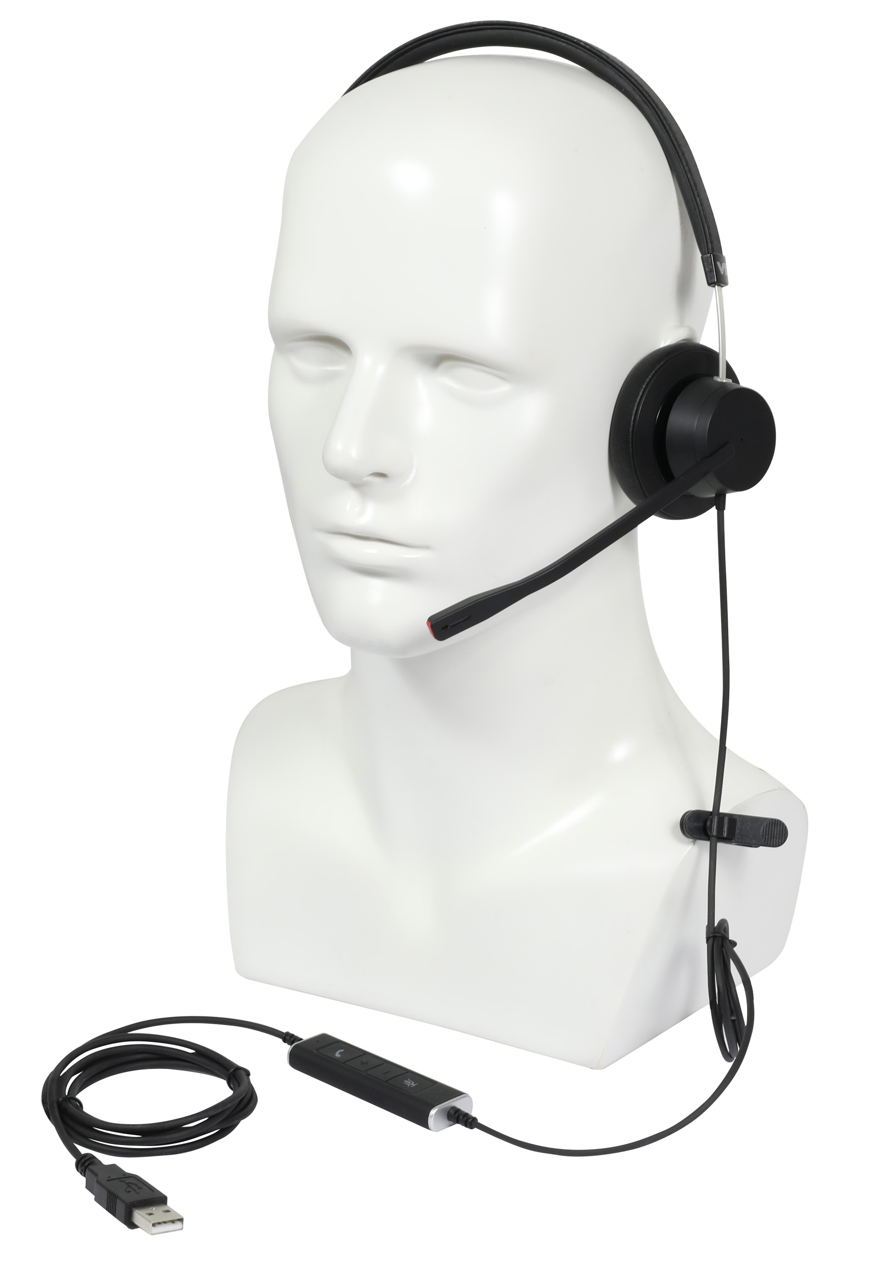 Plusonic wired Headset X140 monoaural