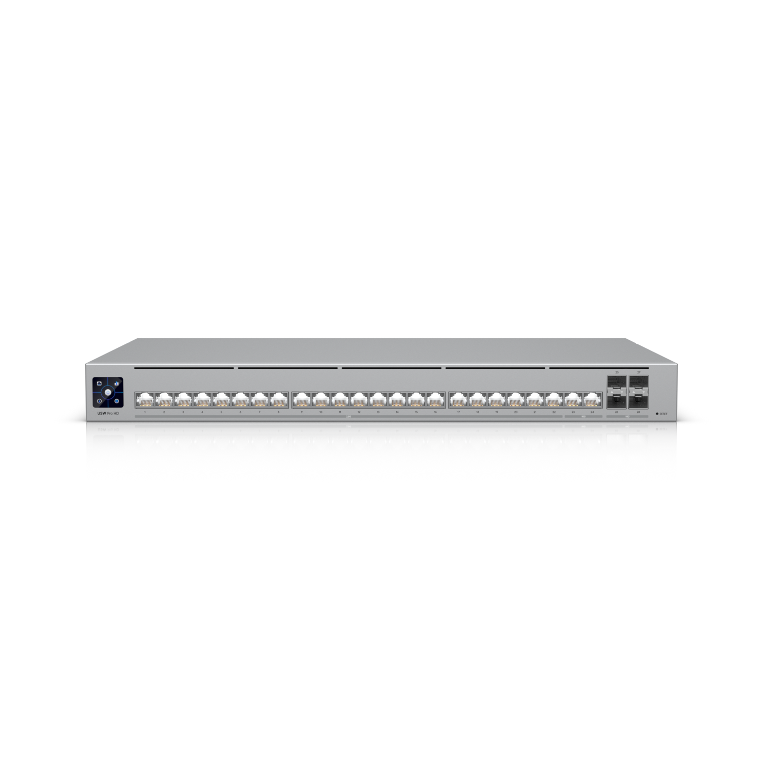 Ubiquiti Switch full managed Layer3 28 Port • 22x 2,5 GbE • 2x 10 GbE • 4x SFP+ • 19\" • UniFi • USW-Pro-HD-24