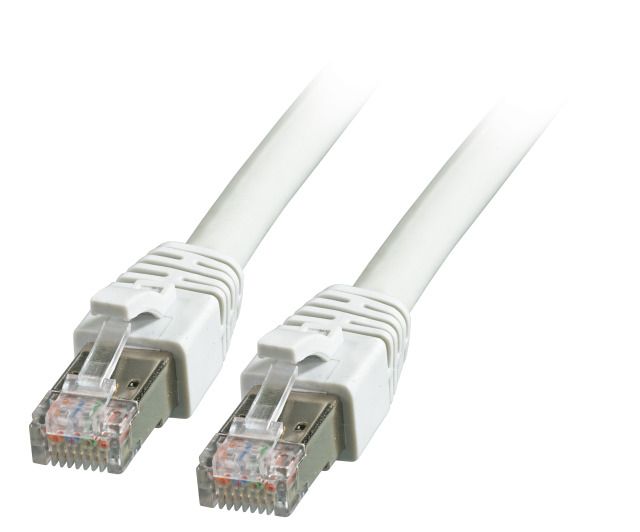 Patchkabel RJ45, CAT8.1 2000Mhz,  2m, grau, S-STP(S/FTP), BC, LSZH,