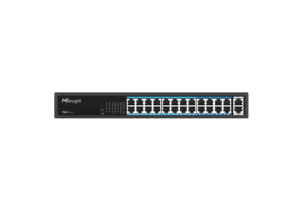 Milesight IoT Milesight 24-Port PoE Switch, MS-S0224-GL