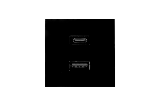 [Shelly_USB_Charger_s] Shelly · Unterputz Zubehör · USB · Charger Schwarz