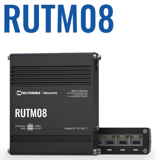 [RUTM08000000] Teltonika · Router · RUTM08 · Ethernet Router