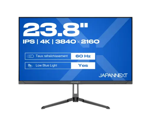 [JN-IPS238U60] JAPANNEXT Ecran PC Bureautique | 23,8" | 4K UHD