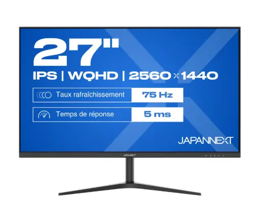 [JN-IPS27WQHDR-C65W] JAPANNEXT Ecran PC Bureautique | 27" | WQHD