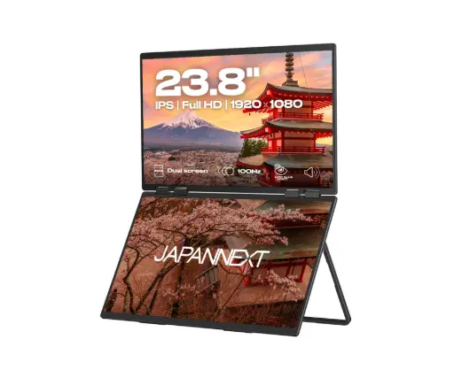 [JN-DMD-IPS238F-C4] JAPANNEXT Double ecran Mobile | 2 x 23,8" | IPS | FHD