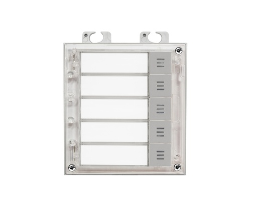 [9155035] 2N EntryCom (Helius) IP Verso - 5 nameplates module