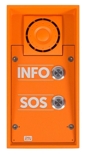 [9152102W] 2N Türsprechstellen • IP Safety • 2 Ruftasten • INFO/SOS labels • 10W Lautsprecher