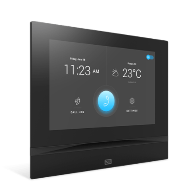 [91378611] 2N Innensprechstelle Indoor View für alle EntryCom mit WLAN *schwarz*