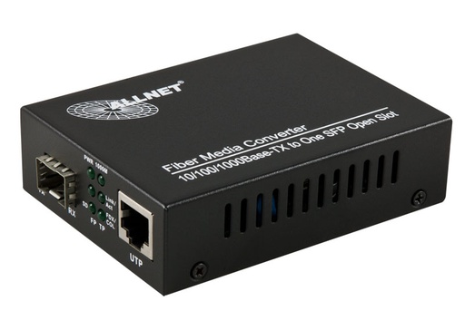 [ALL-MC104G-SFP1] ALLNET Medien Konverter 10/100/1000BaseT-1000BaseSX/LX SFP (mini-GBIC)