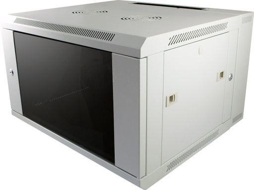 [ALL-SMB6609GRAU] ALLNET 19Wandgehäuse,  9HE, 2-teilig, T600mm, Lichtgrau, SMB-Serie,