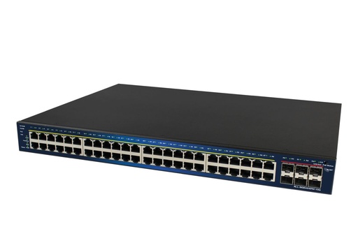 [ALL-SG8454PM-10G] ALLNET Switch smart managed Layer2 54 Port • 48x 1 GbE • PoE Budget 800W • 48x PoE at • 6x SFP+ • 19 • ALL-SG8454PM-10G