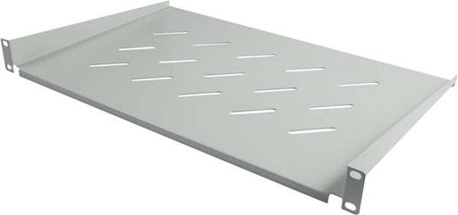 [ALL-S0002249] ALLNET 19zbh. Fachboden, T148mm/1HE, Lichtgrau, Frontmontage,