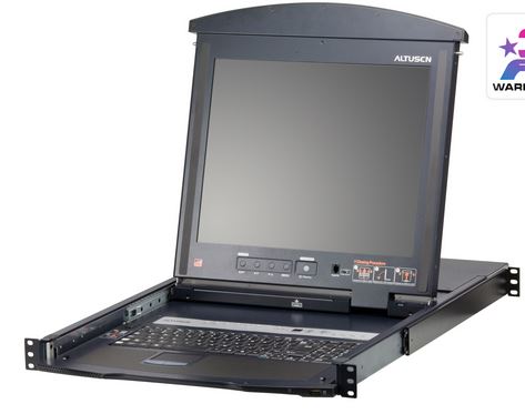 [KL1508AN-AXA-GG] Aten KVM/TFT  8-fach,19 1HE,incl.KVM/TFT 19,Deutsch,Black, HDMI/VGA/USB/PS_2/RJ45