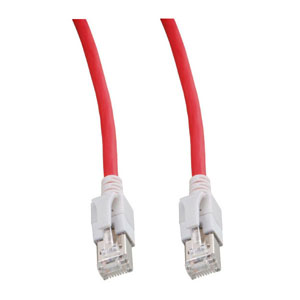 [DCK1001RT.2] Patchkabel RJ45, CAT6A 500Mhz,  2m, rot S-STP(S/FTP) VC LED in den Steckern!,
