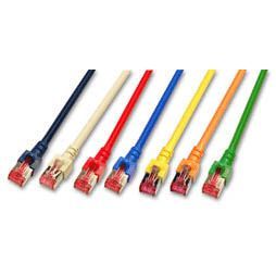 [K5510.0,25] Patchkabel RJ45, CAT6 250Mhz,  0,25m grau, S-STP(S/FTP) LSZH,