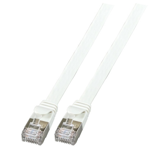 [K5545GR.0,25] Patchkabel RJ45, CAT6A 500Mhz,  0,25m, grau U/FTP flach,
