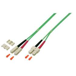 [O0318.1OM5] LWL-2-Faser-Patchk.  1,0mtr.SC-SC, 50/125um, OM5