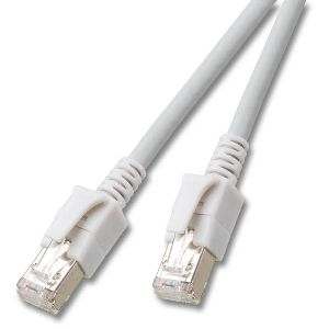[DCK1001GR.7,5] Patchkabel RJ45, CAT6A 500Mhz,  7,5m, grau S-STP(S/FTP) VC LED in den Steckern!,