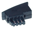 [TC71200] Kabel TK TAE-Adapter,flach,TAE-F -> RJ11/RJ12, Bulkware