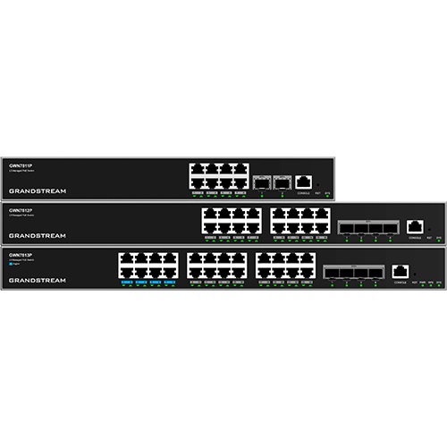 [GWN7811P] Grandstream GWN7811P 8x Port PoE Layer 3 Managed Netzwerk Switch
