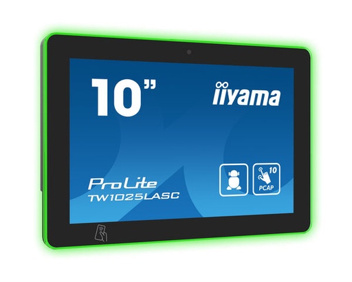 [TW1025LASC-B1PNR] Iiyama Tablet  10,1/25,5cm ProLite TW1025LASC *schwarz* 16:9 24/7