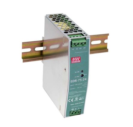[EDR-75-12] Mean Well power supply - 12V 75W DIN rail