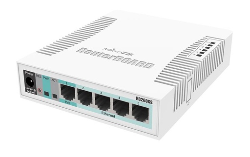[CSS106-5G-1S] MikroTik Switch RB260GS